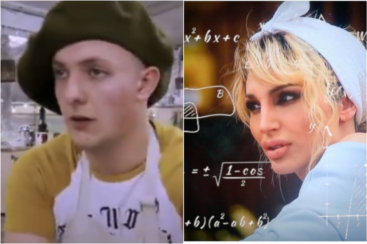 Gino, de Bake Off Argentina, hizo cálculos en el aire pero no todo salió como esperaba y fue blanco de burla (Foto: Captura de video)