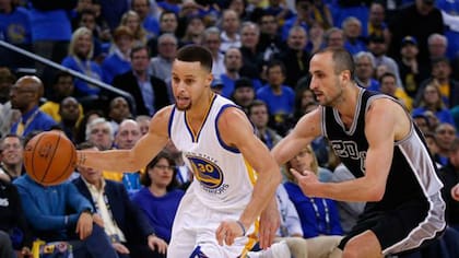 Ginóbili y Curry, otra vez frente a frente