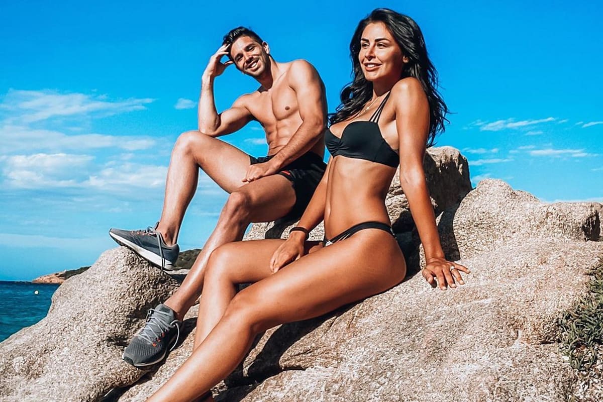Gio Simeone junto a su novia Giulia Coppini