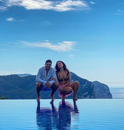Gio Simeone y Giulia Coppini están en pareja hace cuatro años