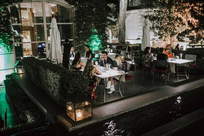 La terraza de Gioia.