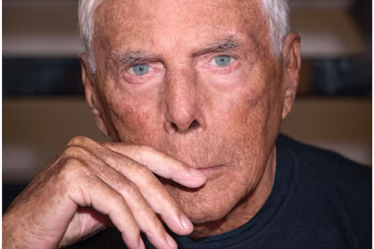 Giorgio Armani murió a los 91 años (Foto: David McKnight)