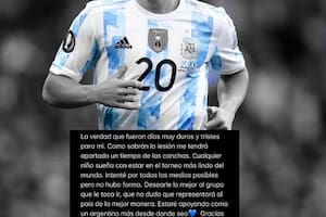 Giovani Lo Celso rompió el silencio luego de quedar afuera de la lista para el Mundial de Qatar