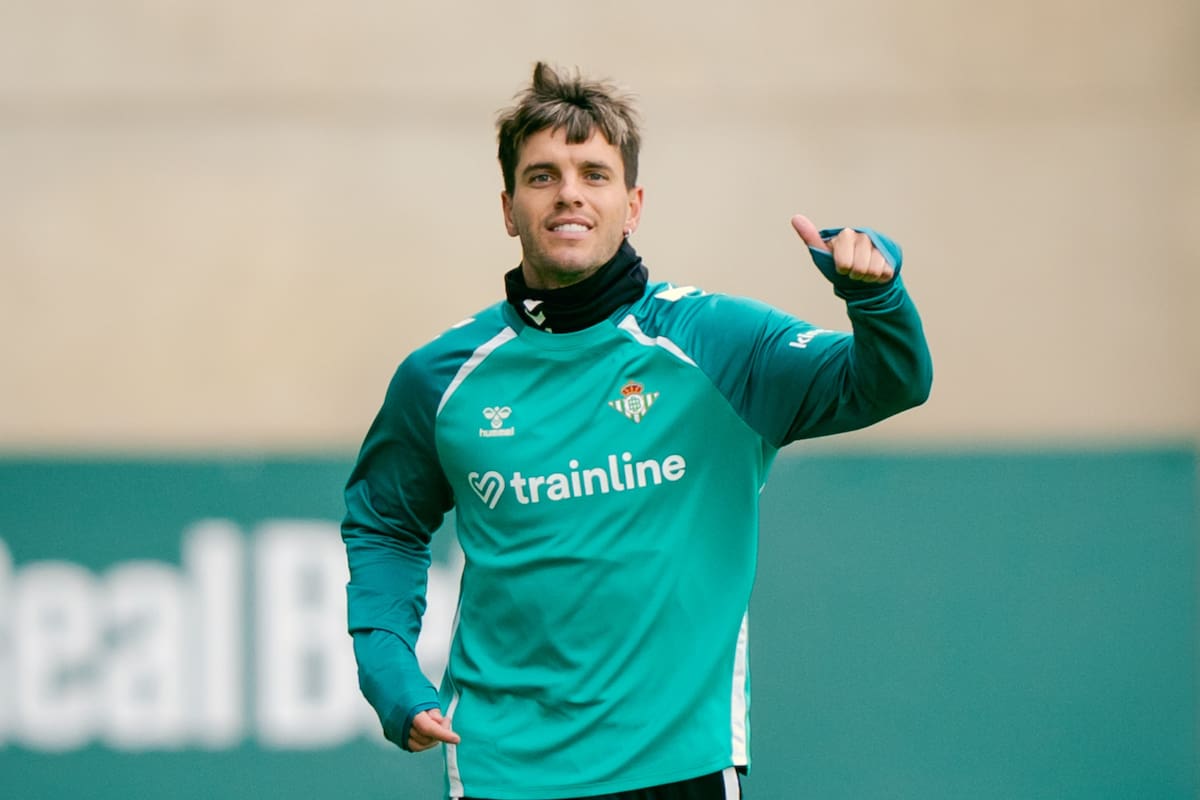 Giovani Lo Celso volvió a entrenarse con Real Betis, a 77 días de su último partido.