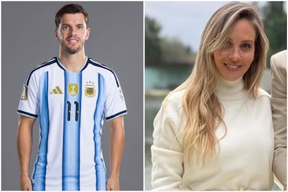 Giovani Lo Celso y Magui Alcacer