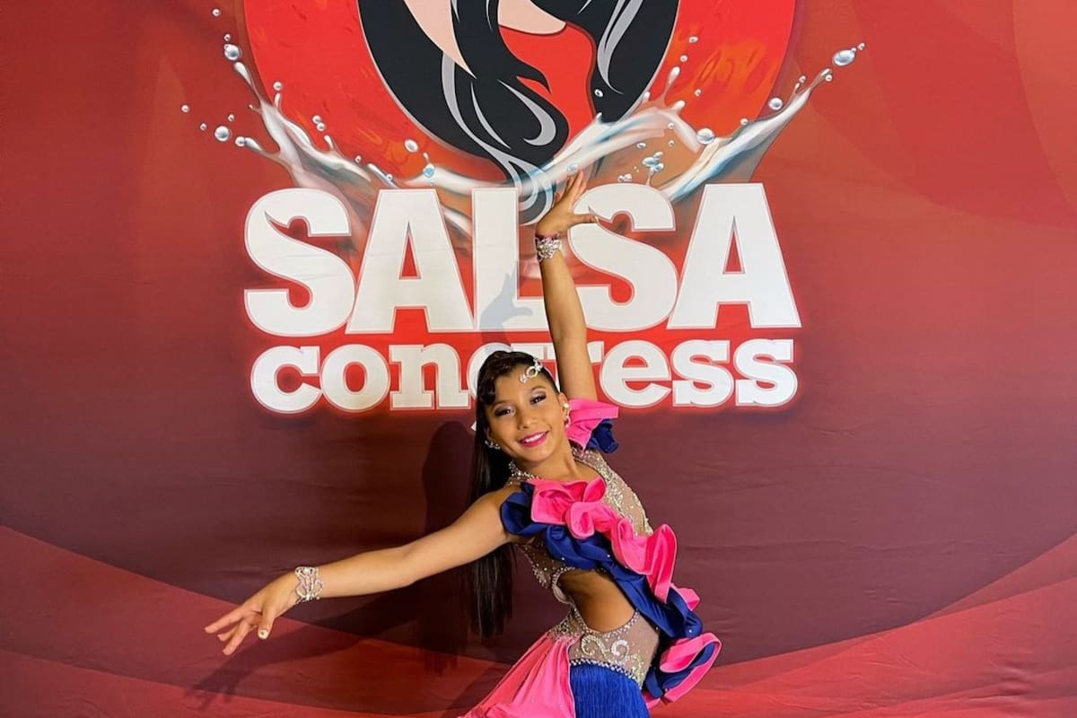 Giovanna Gómez dejó en alto el nombre de Venezuela, su país natal (Instagram/@giovi_dancer)