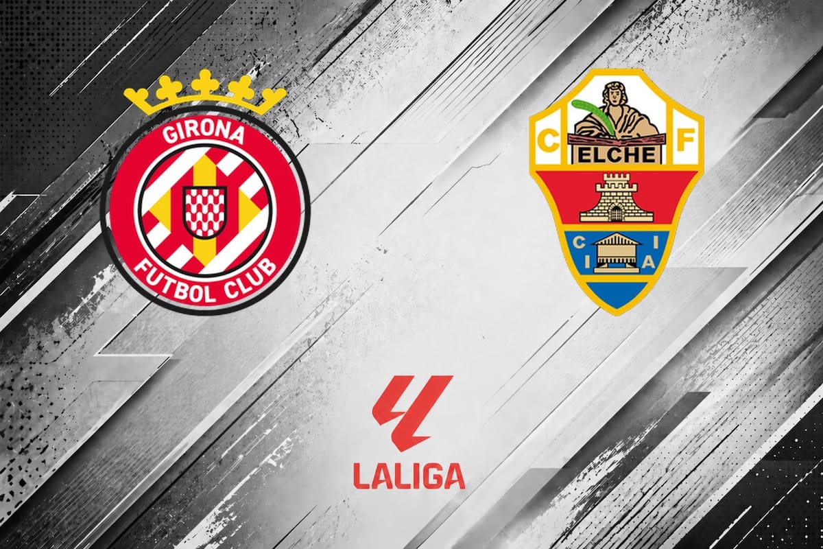 Girona y Elche disputaron uno de los encuentros de la jornada del fútbol español