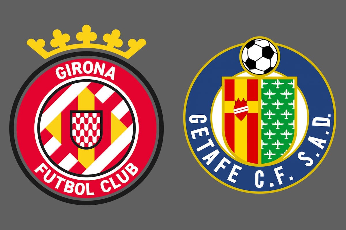 Girona y Getafe disputaron uno de los encuentros de la jornada del fútbol español