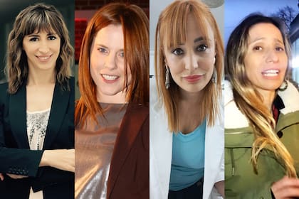 Gisela Busaniche, Agustina Kämpfer, Cecilia Guardati y Leticia Martínez; cuatro de las 19 periodistas que acusaron a Pedro Brieger por acoso sexual