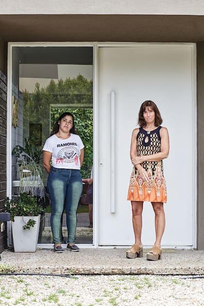 Gisela y Paula se vincularon a través de una aplicación (Zolvers) específica para empleo doméstico, hace cuatro años