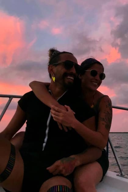 Giselle había visitado a su hermano Gabo, que hace un par de años vive en el exterior del país