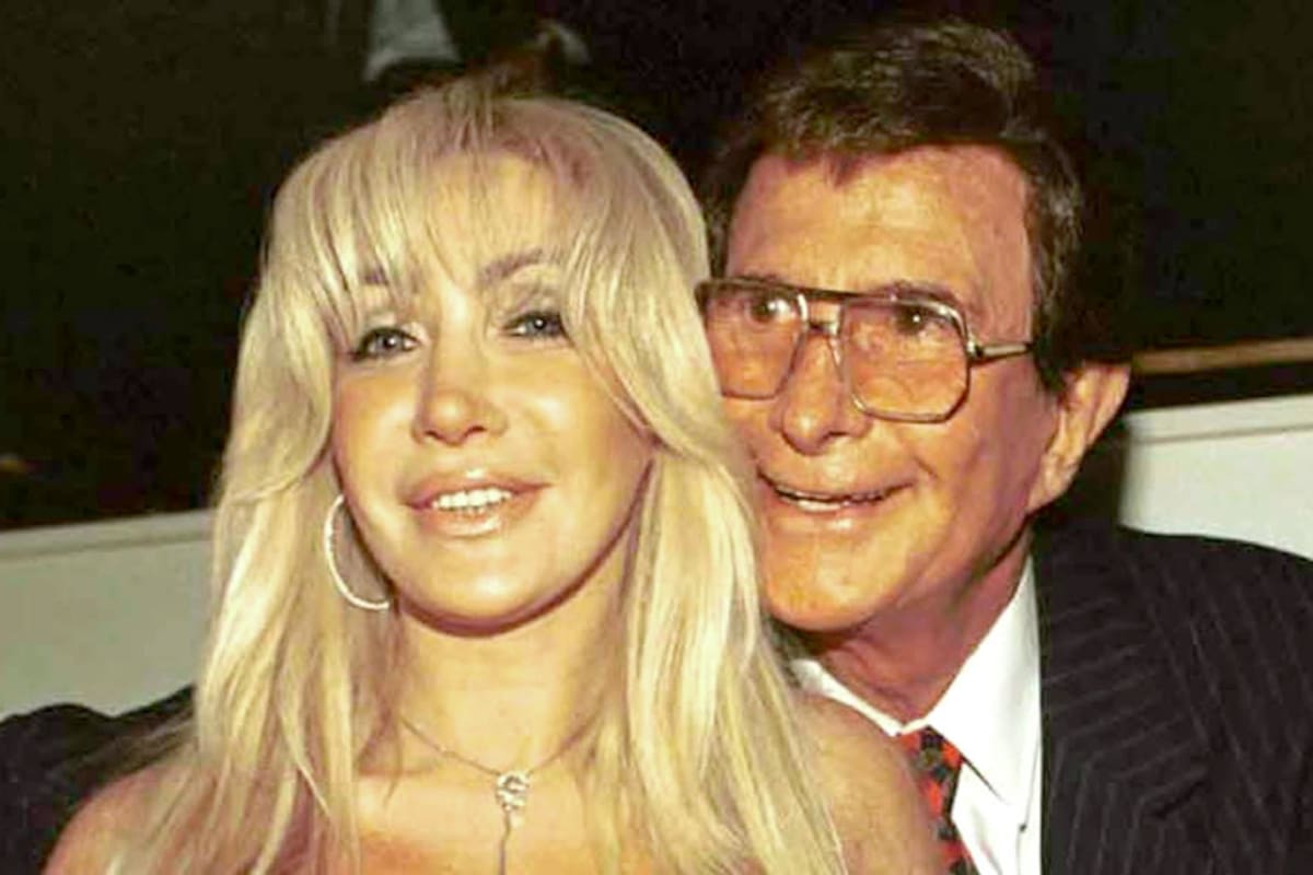 Giselle Rímolo y Silvio Soldán en 2001, poco tiempo antes de que se desate el escándalo