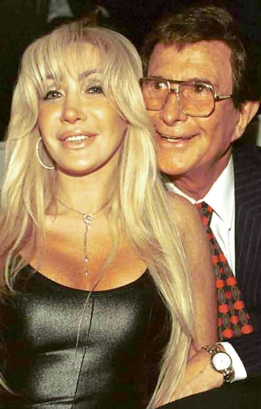 Giselle Rímolo y Silvio Soldán en 2001, poco tiempo antes de que se desate el escándalo