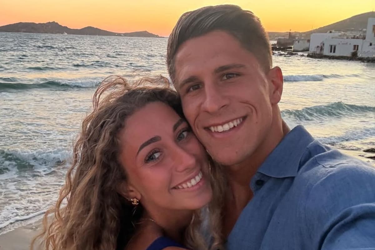 Giuliano Simeone e Irene Ariza, un amor que lleva seis años y se consolida cada día más (Foto: Instagram)