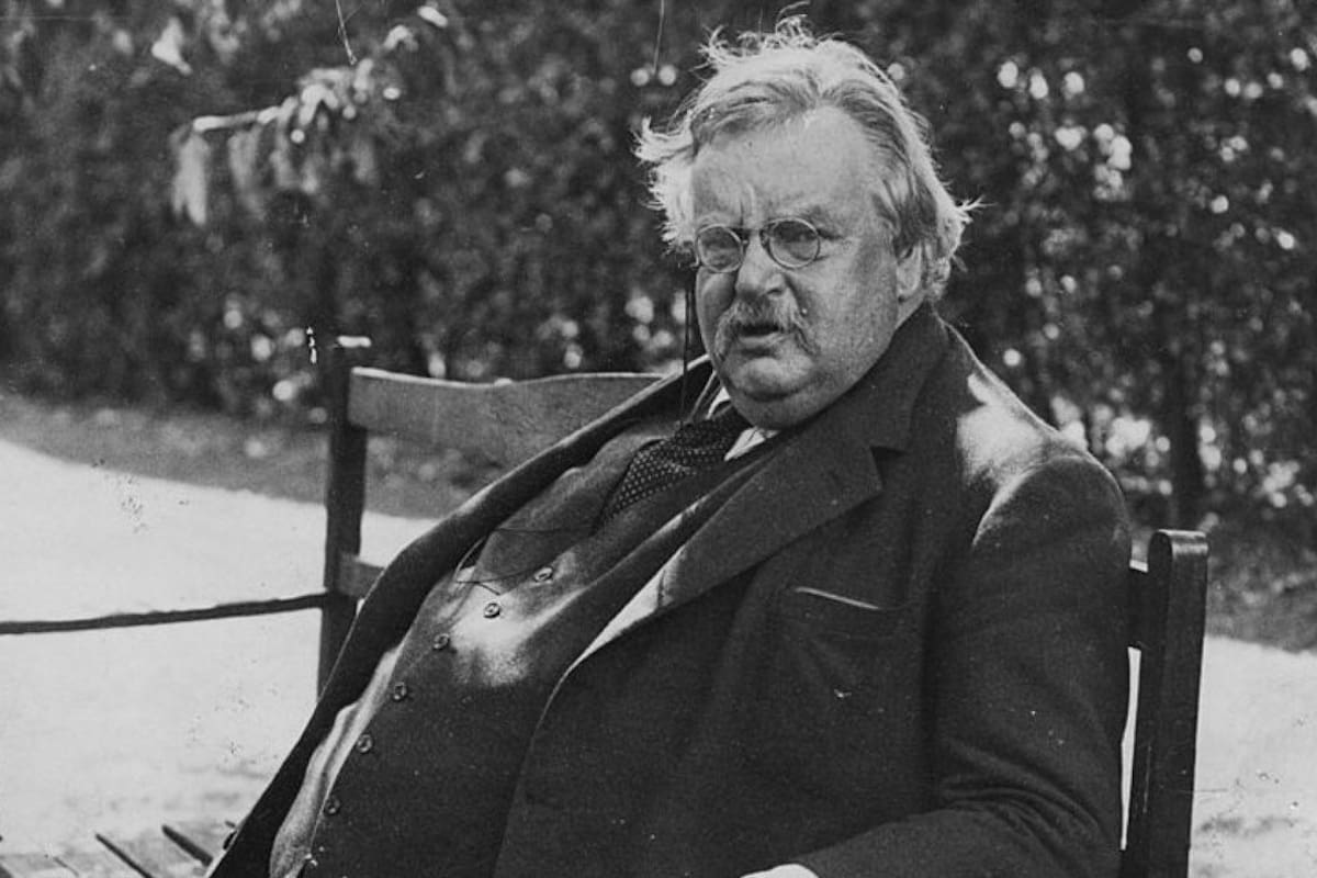 G.K. Chesterton, escritor inglés (1874-1936)