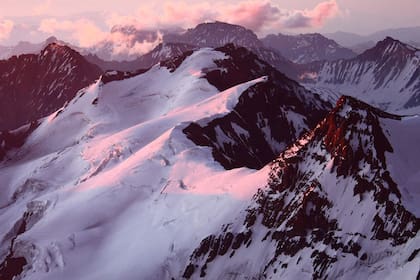 Glaciar Horcones Superior. Mendoza