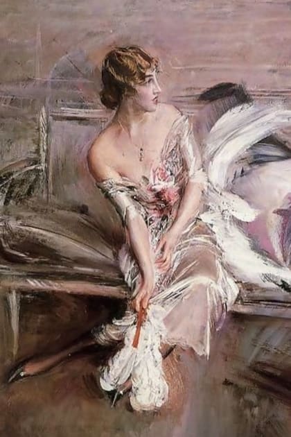 Gladys Deacon retratada por Giovanni Boldini
