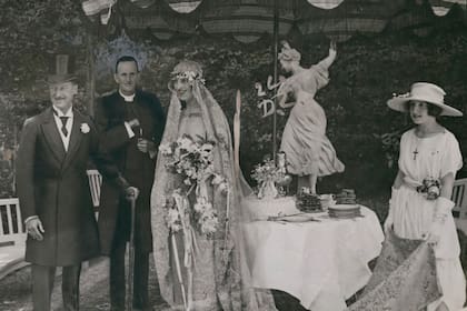Gladys, el día de su casamiento con el duque