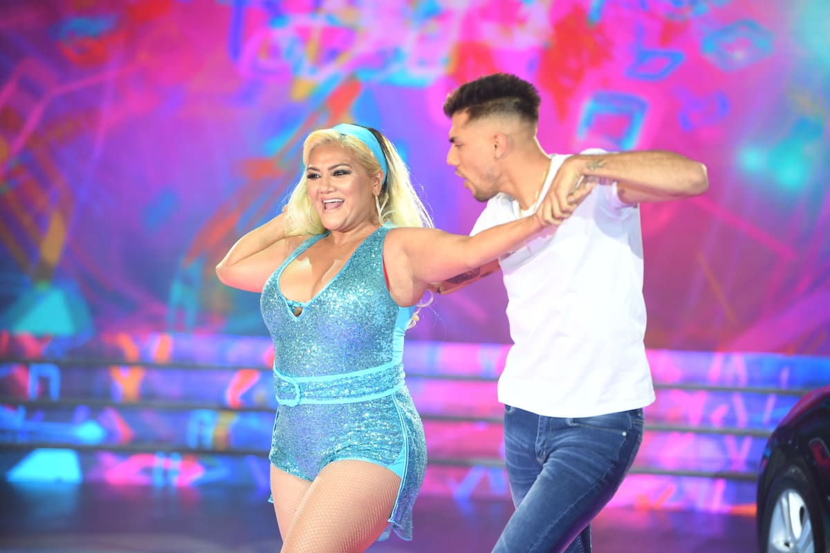 Gladys estuvo más tiempo discutiendo que bailando.