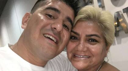 Gladys La Bomba Tucumana junto a su, ahora, exnovio.