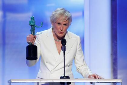 Glenn Close volvió a ganar en los SAG y convalidó que es una de las favoritas