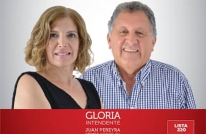 Gloria y Juan Pereyra, cuando compartían boleta