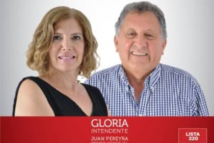 Gloria y Juan Pereyra, cuando compartían boleta