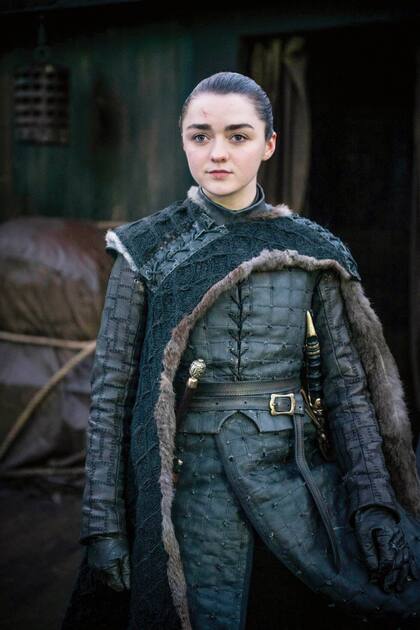La actriz como Arya Stark