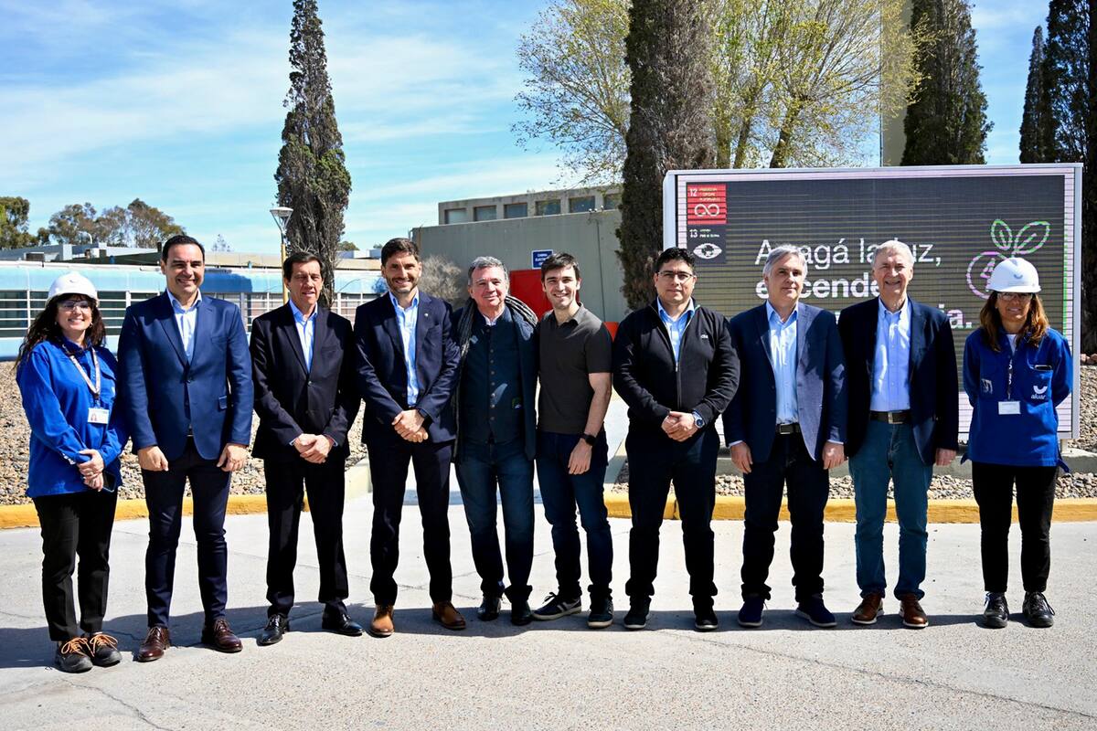 Gobernadores de Provincias Unidas en la planta de Aluar en Puerto Madryn durante el encuentro de la semana pasada