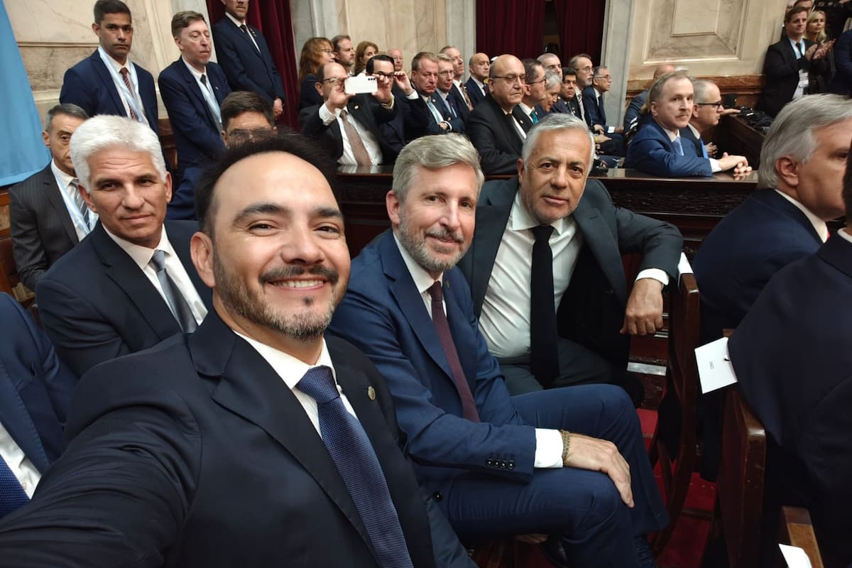 Gobernadores presentes en el Congreso durante el discurso de Milei en la apertura de sesiones