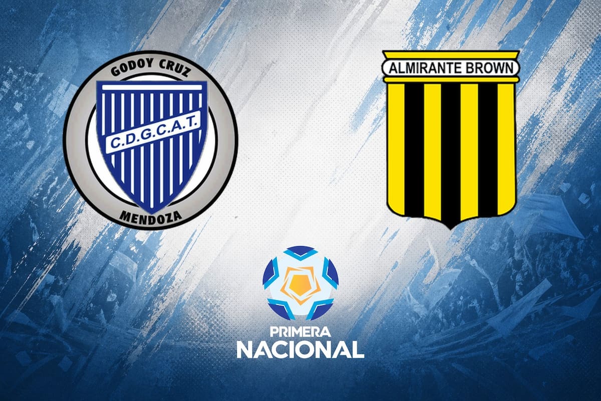 Godoy Cruz vs. Almirante Brown, por una nueva jornada de la Primera Nacional del fútbol argentino