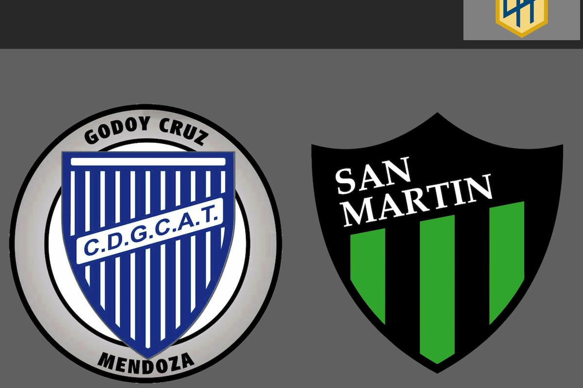 Godoy Cruz y San Martín San Juan disputaron uno de los encuentros de la jornada del fútbol argentino