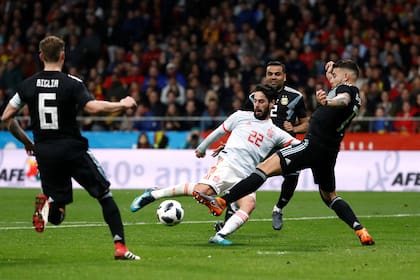 La última vez que se enfrentaron la selección argentina y España, fue goleada de los europeos 6 a 1