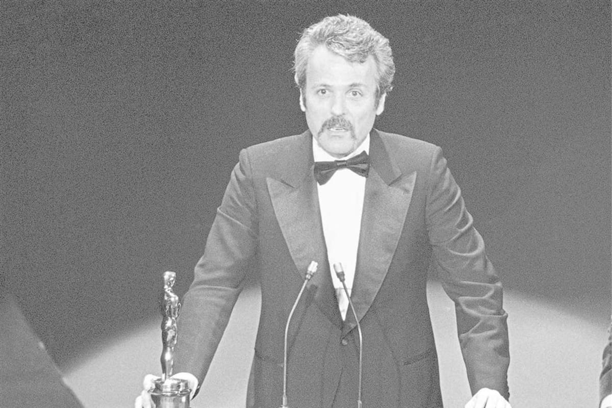 Goldman, en 1977, cuando ganó su segundo Oscar