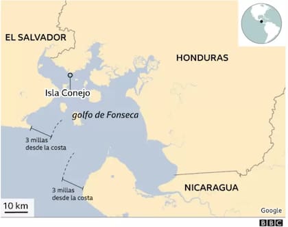 Golfo Fonseca ha sido históricamente un escenario de conflictos territoriales desde las independencias de Honduras, El Salvador y Nicaragua.