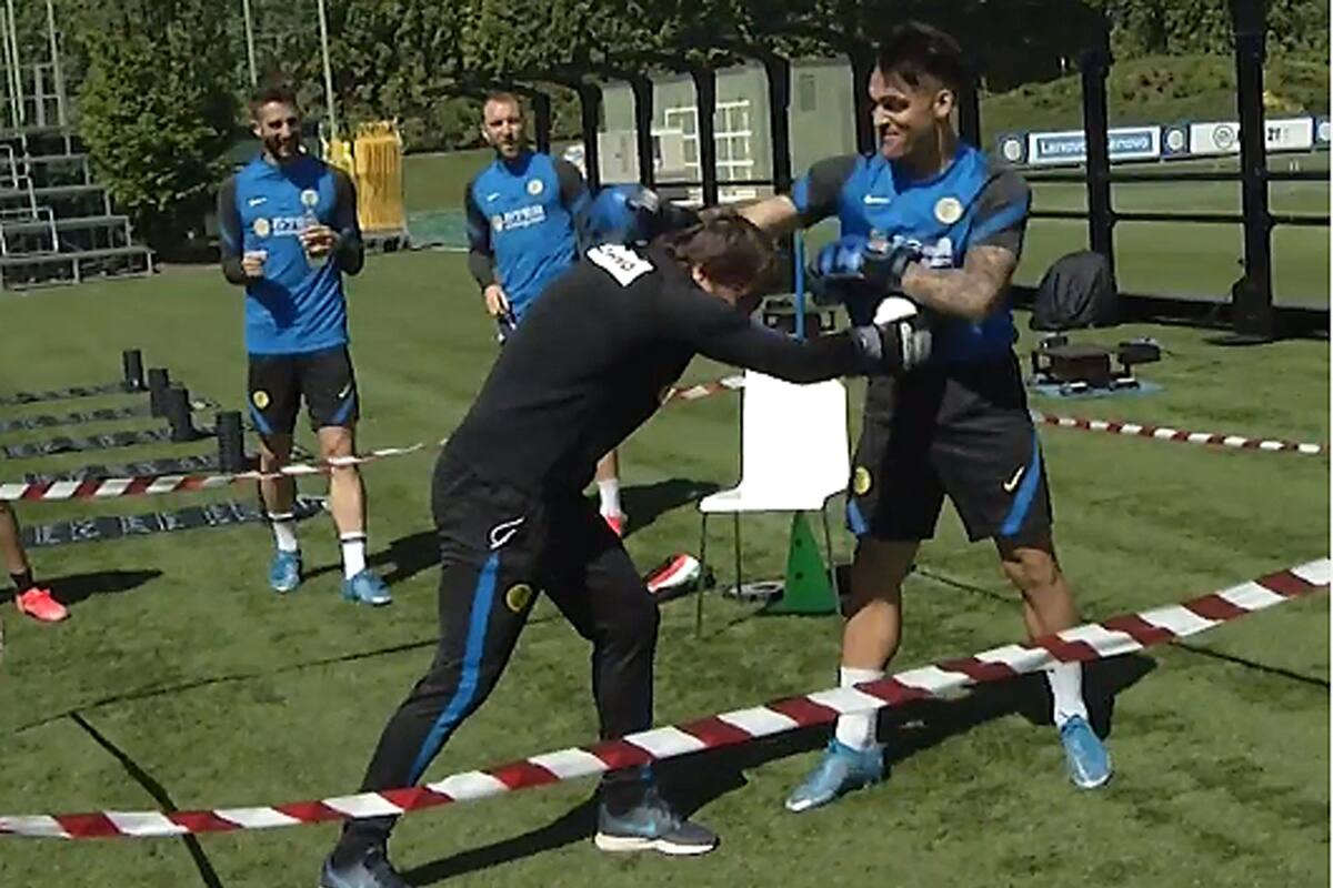 Golpe por golpe, Lautaro Martínez y Antonio Conte resolvieron sus diferencias tras la discusión en el partido contra la Roma