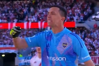 La durísima acusación de Marchesin a Borja, en medio del tumulto en el Superclásico