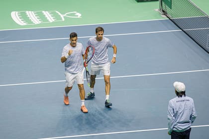 González y Molteni, la pareja de dobles en la que confió Coria como capitán