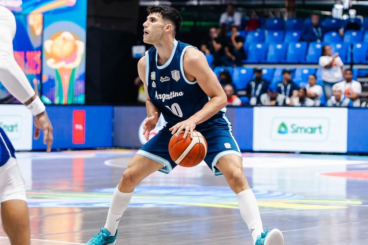 Gonzalo Corbalán es una de las figuras de la selección argentina que disputa la AmeriCup 2025