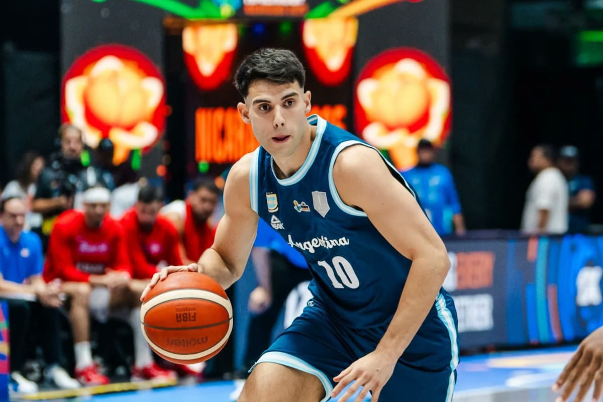 Gonzalo Corbalán es una de las figuras de la selección argentina en la AmeriCup 2025