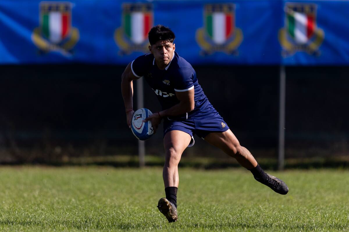 Gonzalo García, medio scrum de los Pumas que será titular frente a Francia