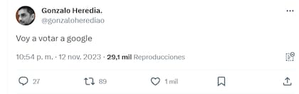 Gonzalo Heredia utilizó la ironía tras el debate