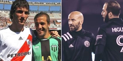 Gonzalo Higuaín, junto a su hermano Federico, en Miami