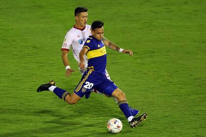 Gonzalo Maroni marcó el segundo gol tras ser habilitado por Fabra con un saque lateral