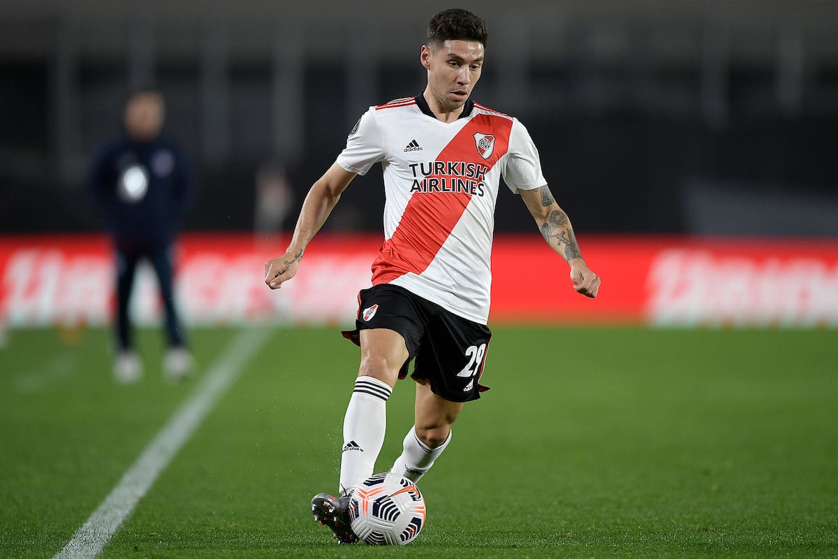 Gonzalo Montiel regresa a River tras su estadía en Europa, donde su último club fue Sevilla