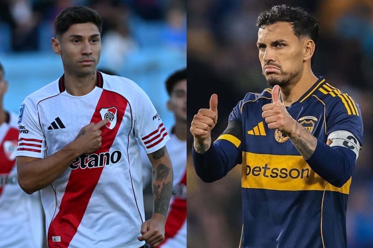 Gonzalo Montiel y Leandro Paredes, campeones del mundo con la selección argentina y referentes de River y Boca, respectivamante