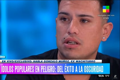 Gonzalo Muñoz, el exlíder de Wachiturros, habló en América TV sobre sus días en el grupo