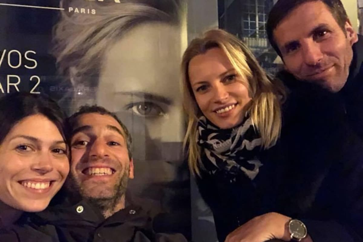 Gonzalo Quesada y Federico Martín Aramburú con sus parejas