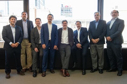 Gonzalo Rodolfo Sánchez Moreno, Sebastián Marcelo Serra, Pablo D. Cirilli, Mariano Vaquero, Martín H. Del Rio, Andrés Sanguinetti, Rodolfo Julio Sánchez Moreno, y Bernardo Beccar Varela, los actuales socios del Estudio Moltedo. Representan la tercera generación al frente del estudio.