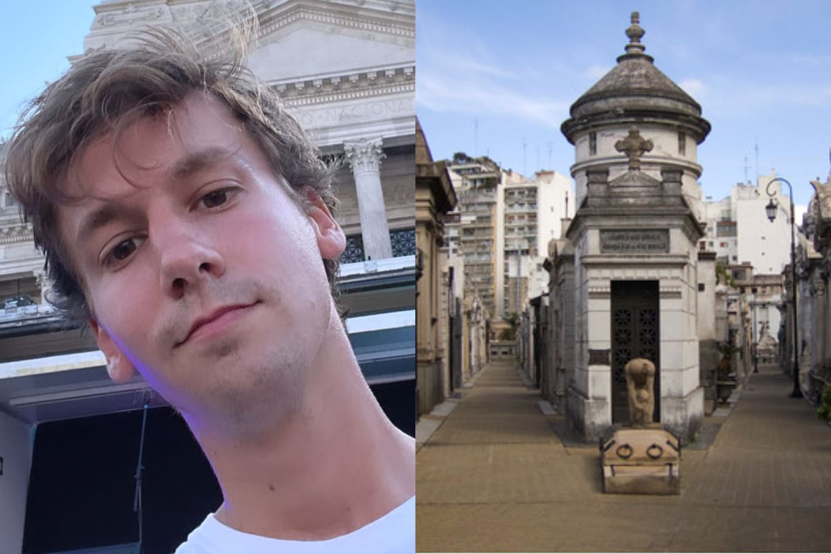 Gonzalo Sans habló sobre las instalaciones del cementerio de La Recoleta y causó revuelo en TikTok